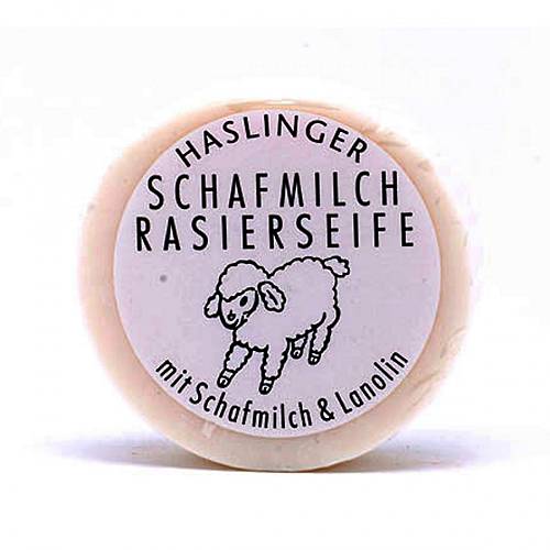 Haslinger Sheepmilk and Lanolin Shaving Soap 60gr (σαπούνι ξυρίσματος)