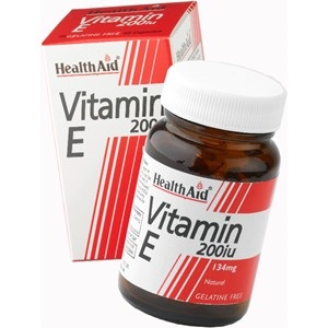 Health Aid HealthAid Vitamin E 200iu Natural vegetarian 60 capsu