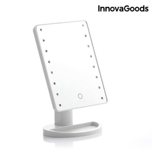 InnovaGoods V0100954 Επιτραπέζιος Καθρέφτης Αφής LED για να κάνετε το μακιγιάζ σας, να χτενιστείτε ή να κάνετε αποτρίχωση