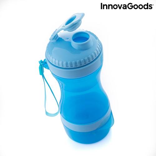 InnovaGoods V0103141 Home Pet 2-in-1 bottle with water and food containers for pets Pettap  - μπουκάλι 2-σε-1 με νερό και δοχεία τροφίμων για κατοικίδια