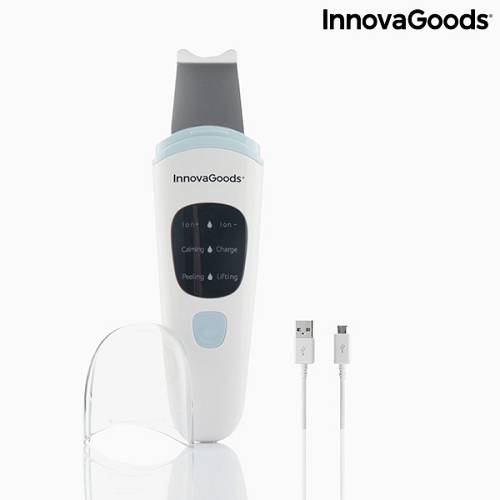 InnovaGoods V0103282 Wellness Beauty  5-in-1 Ultrasonic Facial Cleaner Feanser - Επαναφορτιζόμενη Μηχανή Προσώπου 5-1