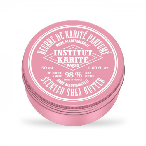 Institute Karite 98% Shea Butter 50ml – Rose Mademoisel (βούτυρο καριτέ 98%φυσ. με άρωμα τριαντάφυλλο)