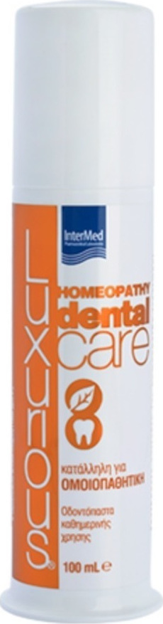 Intermed Luxurious Homeopathy Dental Care, Οδοντόκρεμα Για Ομοιοπαθητική, 100ml