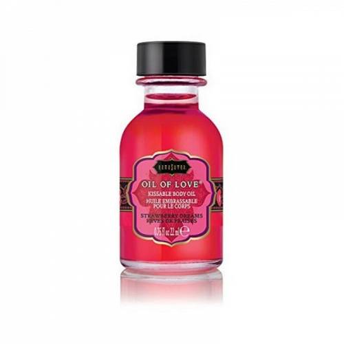 Kama Sutra Strawberry Dreams Erotic Oil  - Λάδι Σεξουαλικής Διέγερσης Φράουλα  (22 ml)