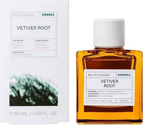 Korres Vetiver Root Eau de Toilette Ανδρικό Άρωμα, 50ml