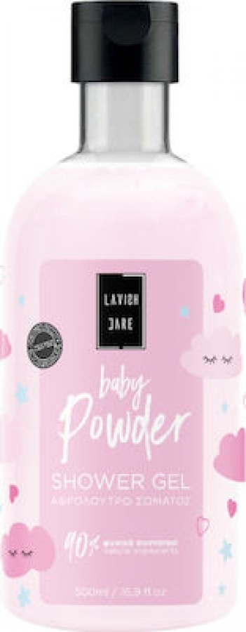 Lavish Care Baby Powder Shower Gel Αφρόλουτρο 500ml (Παιδική Πούδρα)