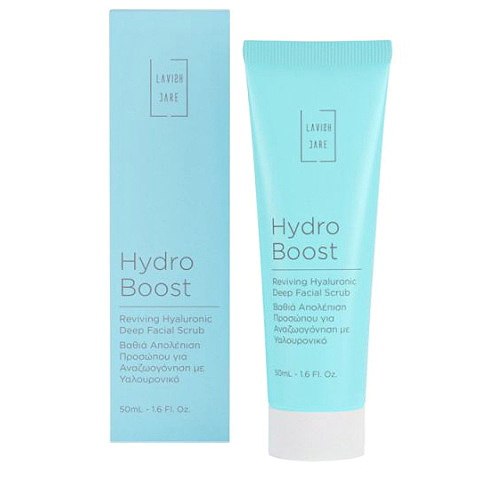 Lavish Care Hydro Boost Reviving Hyaluronic Deep Facial Scrub Bαθιά Απολέπιση Προσώπου με Υαλουρονικό 50ml