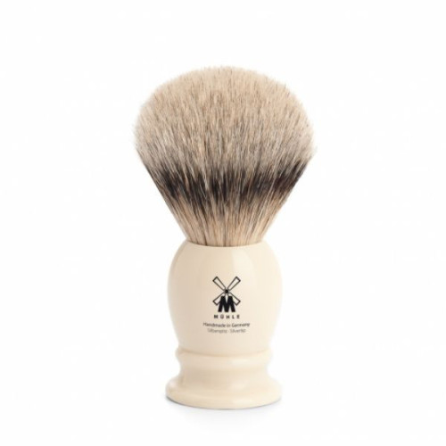 Muehle CLASSIC shaving brush 091 K 257 – silvertip badger/high-grade resin/21mm