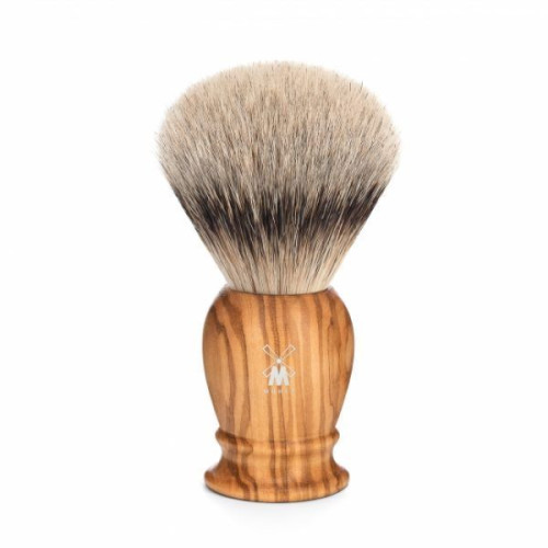 Muehle CLASSIC shaving brush 093 H 250 – silvertip badger/olive wood/23mm