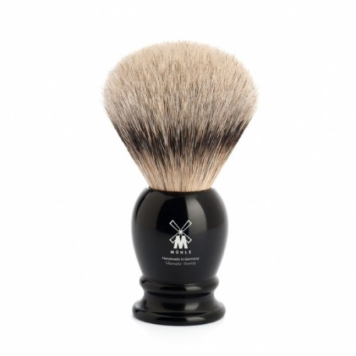 Muehle CLASSIC shaving brush 093 K 256 – silvertip badger/high-grade resin/23mm