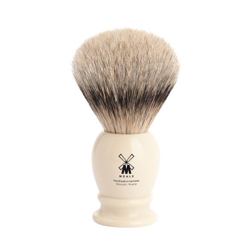 Muehle CLASSIC shaving brush 093 K 257 – silvertip badger/high-grade resin/23mm