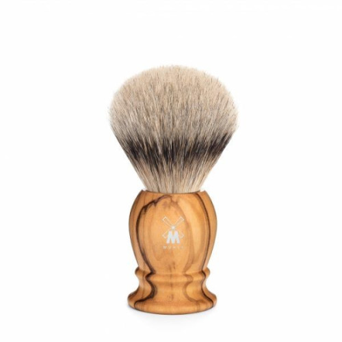 Muehle CLASSIC shaving brush 099 H 250 – silvertip badger/olive wood/19mm