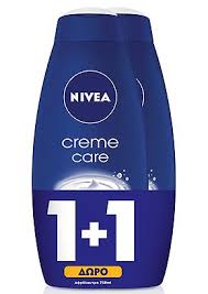NIVEA Creme Care (2x750ml) - Κρεμώδες Αφρόλουτρο 1+1 ΔΩΡΟ