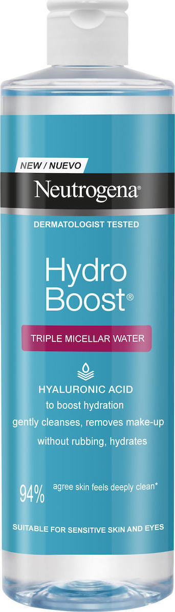 Neutrogena Hydro Boost Micellar Water, Νερό Καθαρισμού για το πρόσωπο, 400ml