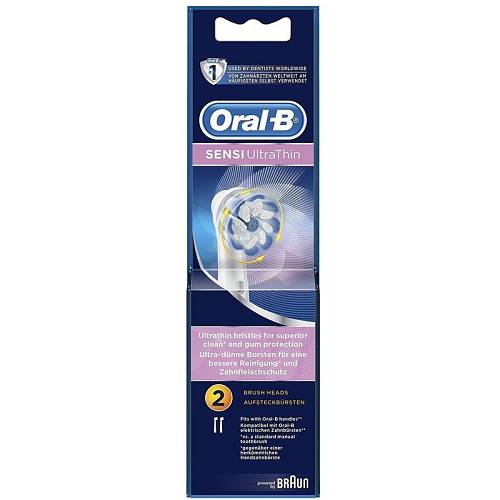 Oral-B Ανταλλακτικές Κεφαλές SensiUltraThin Clean 2τμχ
