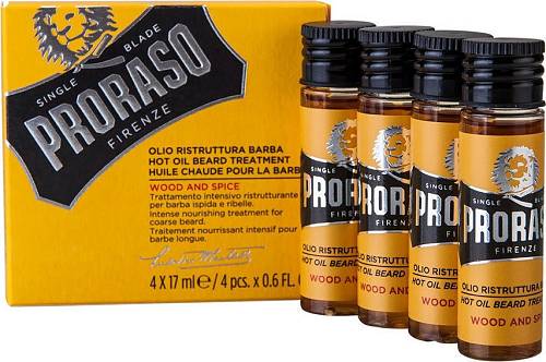 Proraso Hot Oil Treatment Wood & Spice (4x17ml)