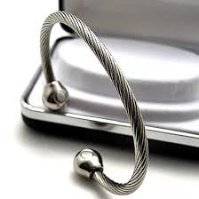 Sabona βραχιολι καρπου Professional Steel Twist  silver Balls