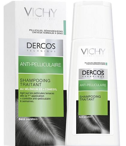 VICHY DERCOS Αντιπυτιριδικό σαμπουάν - Λιπαρά μαλλιά 200ml