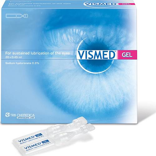 Vismed Vismed Eye Drops Gel Υαλουρονικό Νάτριο 0.30%, 20x0,45ml