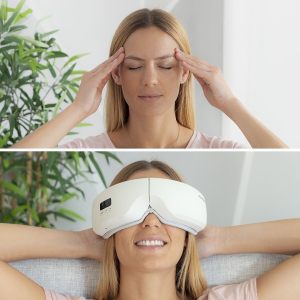 InnovaGoods V0103389 EYE MASSAGER WITH AIR COMPRESSION EYESKY SPECIFICATIONS OF 4-IN-1 -  Συσκευή για Μασάζ Ματιών με Συμπίεσης Αέρα 4 σε 1