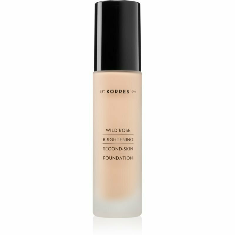 Korres Wild Rose Brightening Foundation SPF15 Άγριο Τριαντάφυλλο WRF2 για Λάμψη & Φυσική Κάλυψη, 30ml