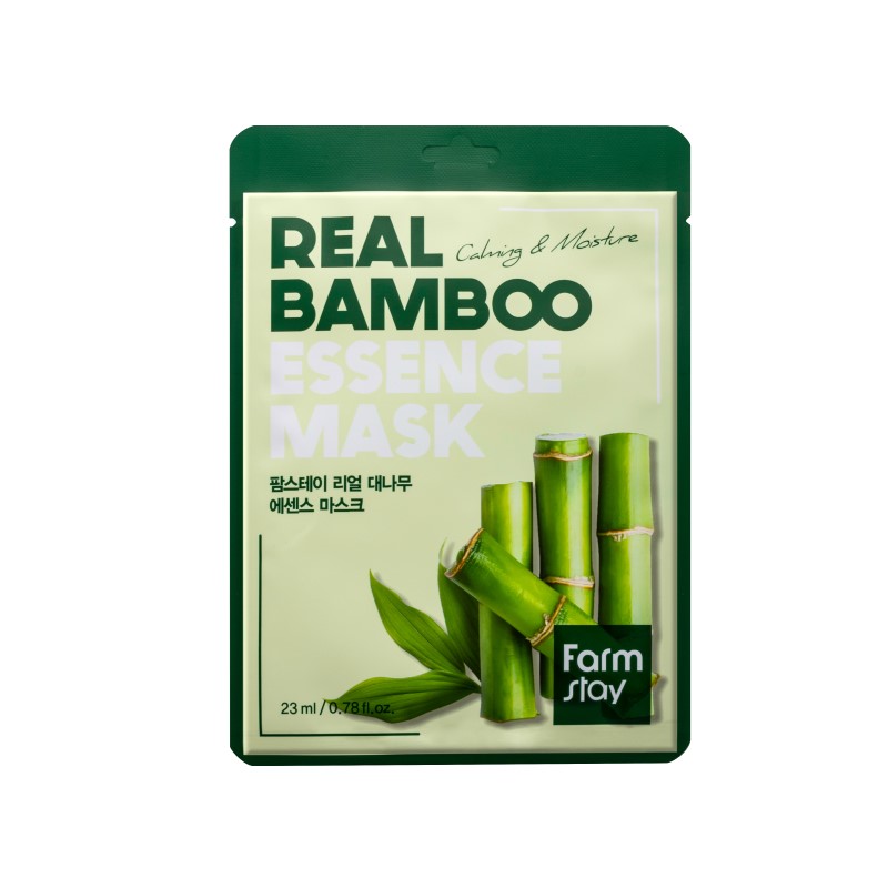 Farmstay Μάσκα με Εκχύλισμα Μπαμπού Real Bamboo Essence Mask (23ml)