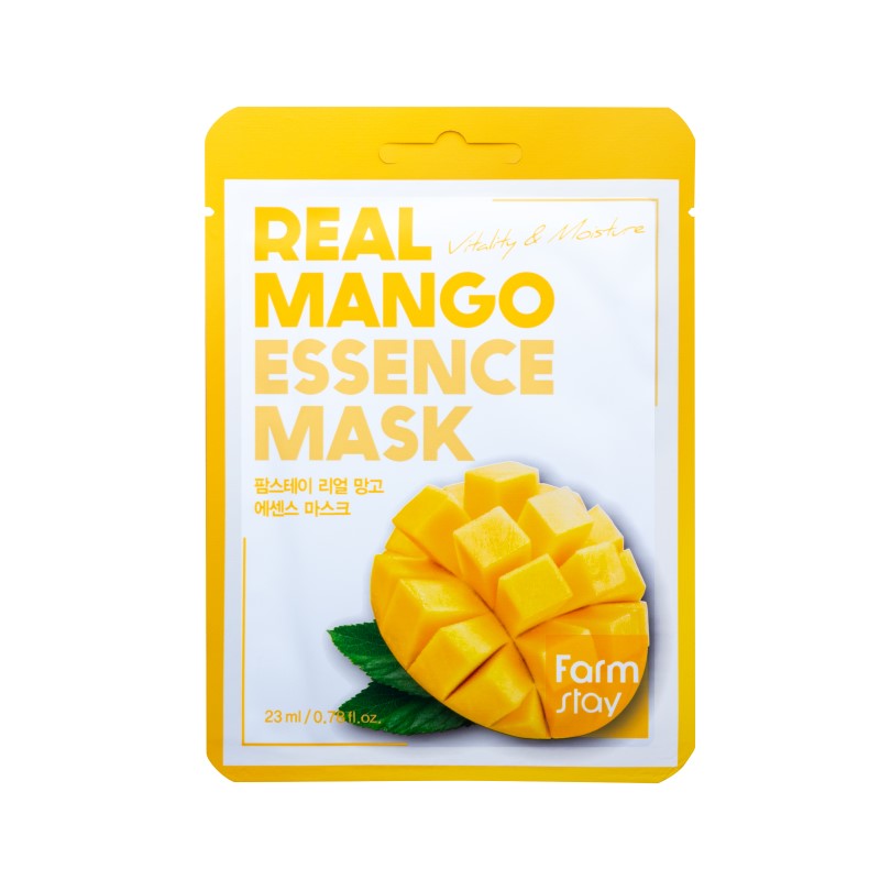 Farmstay Μάσκα με Εκχύλισμα Μάνγκο Real Mango Essence Mask (23ml)