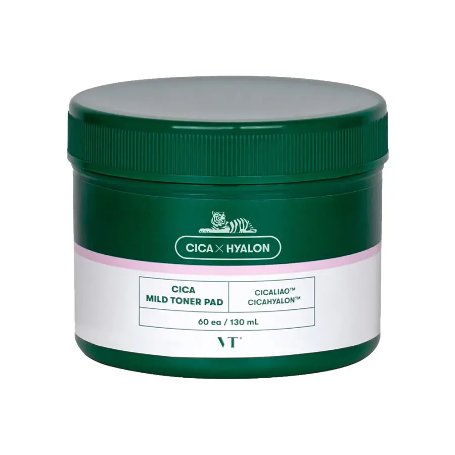 VT Cosmetics VT Cica Mild Toner Pad 60pc, 130ml