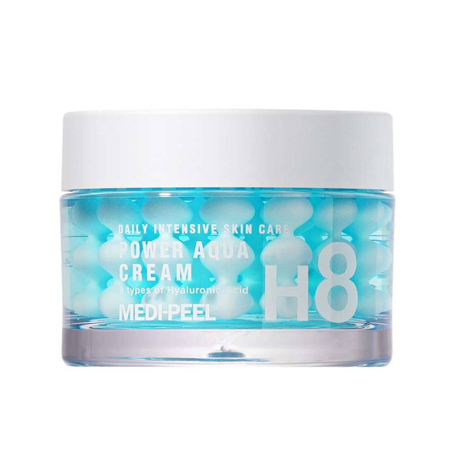 MEDI PEEL Power Aqua Cream H8 - Κρέμα Προσώπου για Ενυδάτωση με Υαλουρονικό Οξύ- 50g