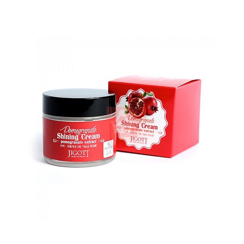 Jigott Pomegrante Shining Cream - Κρέμα λάμψης προσώπου με εκχύλισμα ροδιού - 70ml