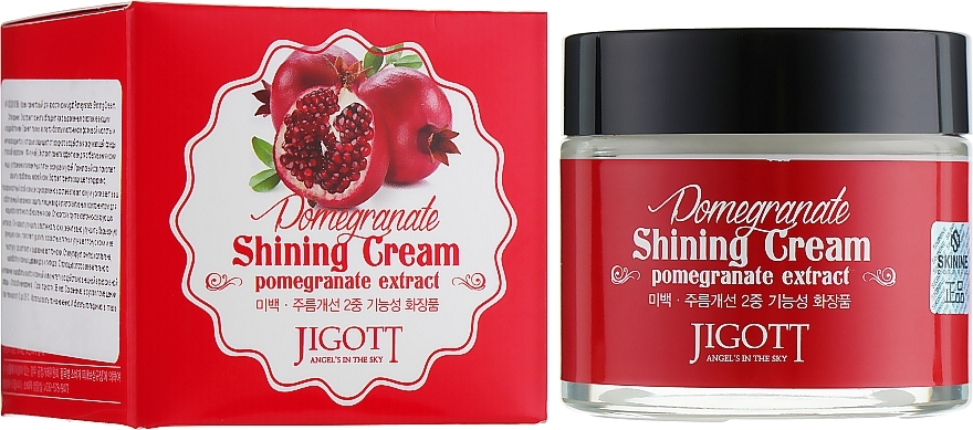 Jigott Pomegrante Shining Cream - Κρέμα λάμψης προσώπου με εκχύλισμα ροδιού - 70ml