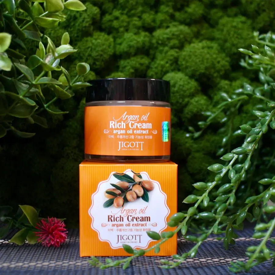 Jigott Argan Oil Rich Cream - Κρέμα προσώπου με λάδι αργκάν - 70ml
