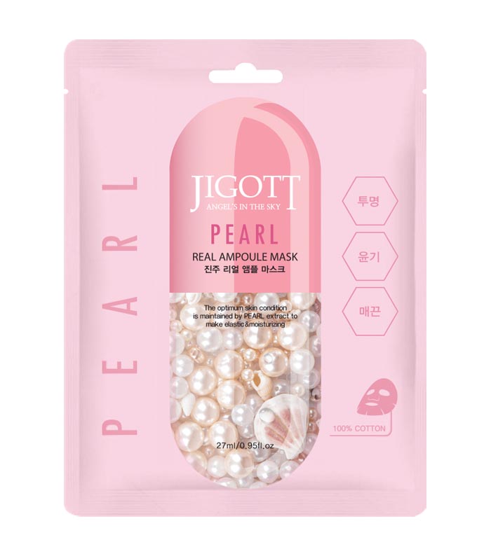 Jigott Pearl Real Ampoule Sheet Mask - 27ml