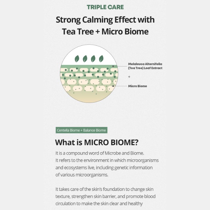 Farmstay Κρέμα Θρέψης και Ενυδάτωσης Tea Tree Biome Calming Cream (80ml)