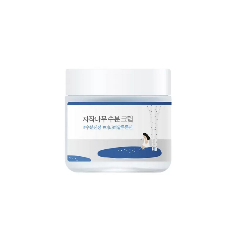 Round Lab Birch Moisturizing Cream – Ενυδατική κρέμα με χυμό σημύδας πλούσια σε αμινοξέα - 80 ml