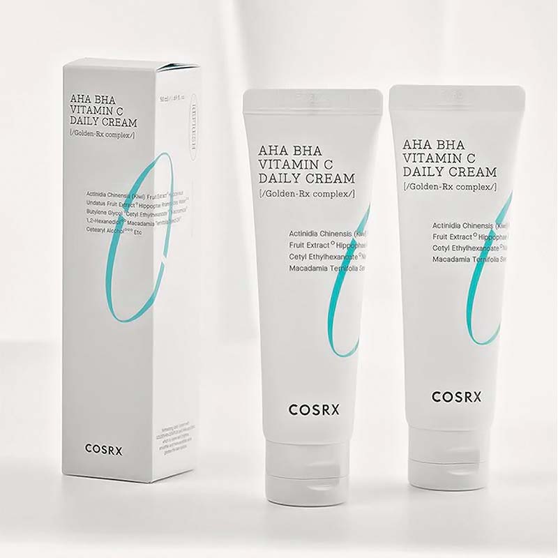 Cosrx Refresh AHA BHA Vitamin C Daily Cream Color Equalizing Κρέμα Προσώπου Καταπραϋντική , Τόνωσης & Ρύθμισης των Δυσχρωμιών - 50gr