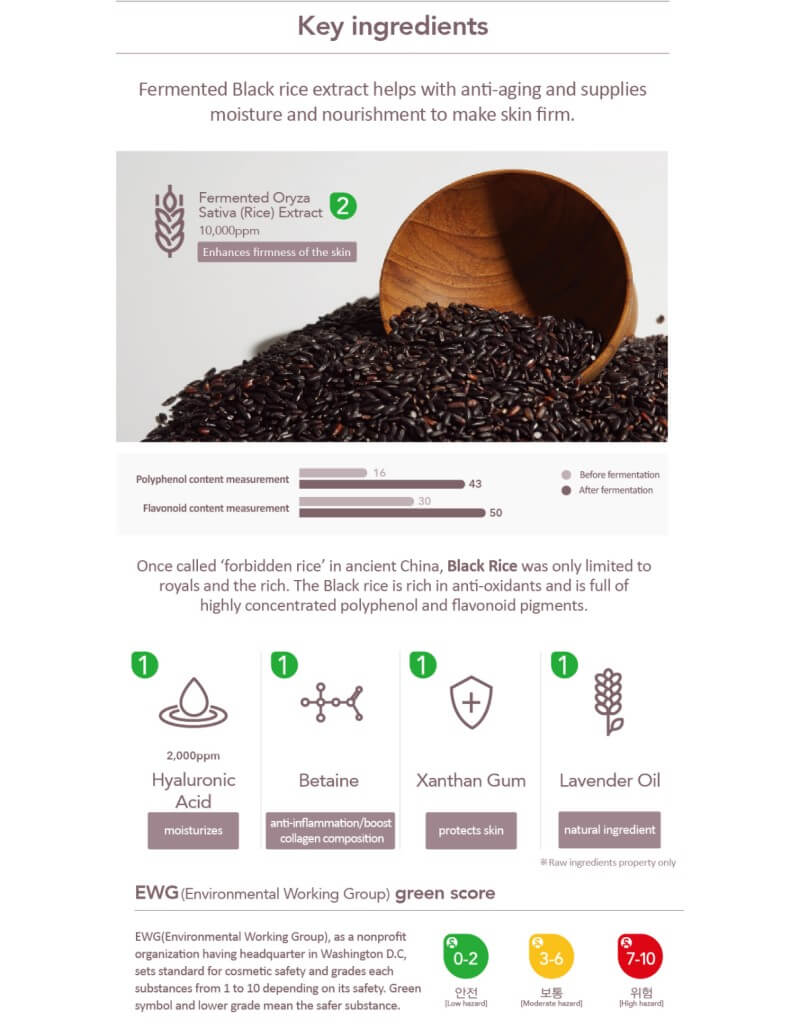Haruharu WONDER Black Rice Hyaluronic Essence - Ορός με Μαύρο Ρύζι και Μπαμπού Black Rice Hyaluronic Essence - 50ml