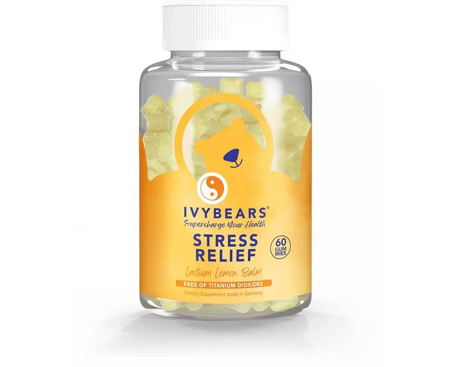 IvyBears Stress Relief Συμπλήρωμα Διατροφής για το Άγχος, 60 Ζελεδάκια Αρκουδάκια