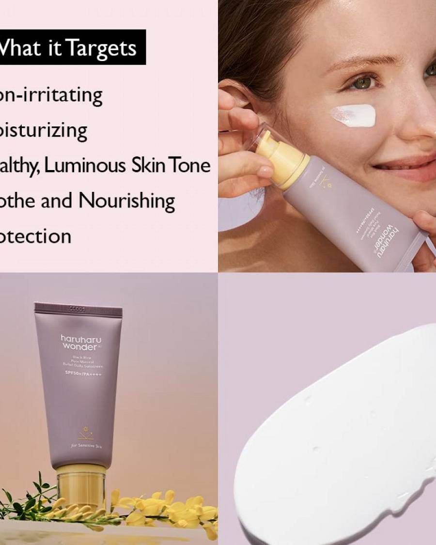 Haruharu Wonder Black Rice Pure Mineral Relief Daily Sunscreen - 50ml