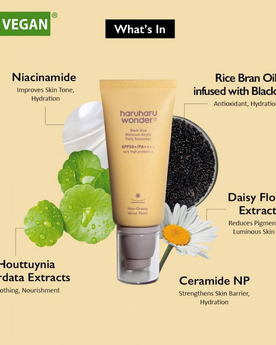 Haruharu Wonder Black Rice Pure Mineral Relief Daily Sunscreen - 50ml