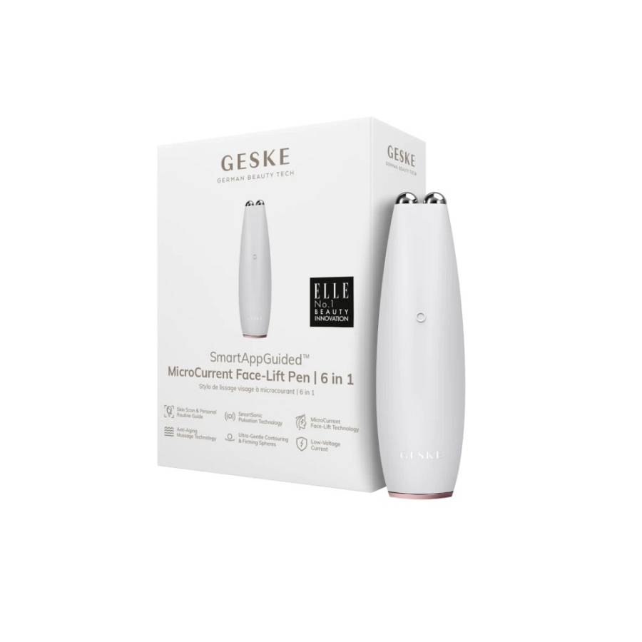 Geske MicroCurrent Face-Lift Pen 6 in 1 Starlight Συσκευή μικρορεύματος , για  τις ρυτίδες γύρω από τα μάτια, το στόμα και το μέτωπο - 1 Τεμάχιο