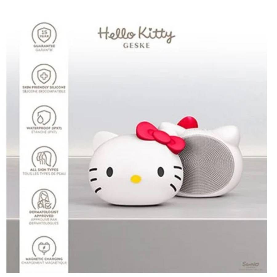 Geske Hello Kitty Sonic Facial Brush 4 in 1 Καθαρισμός με υπερήχους και μασάζ προσώπου - 1 Τεμάχιο