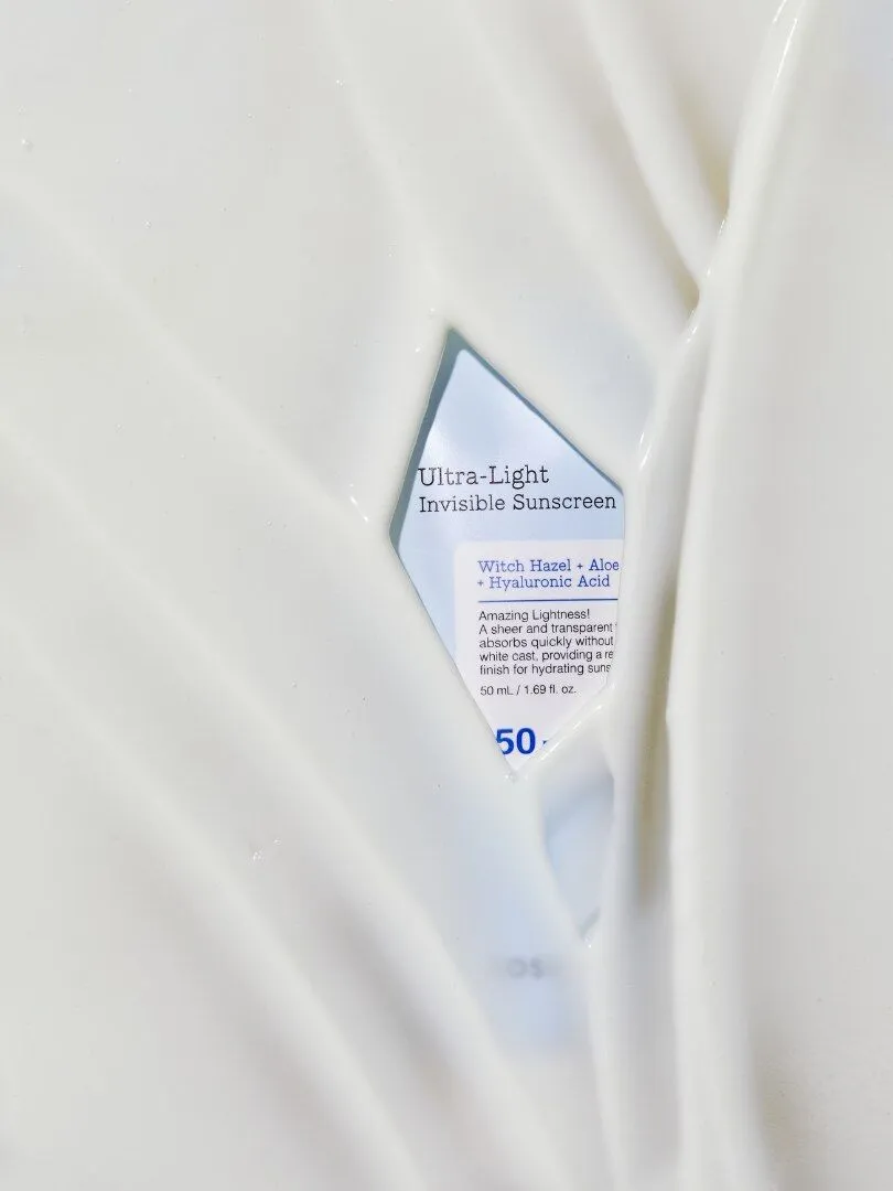 Cosrx Ultra-Light Invisible Sunscreen SPF+/PA ++++ Light Moisturizing – Super λεπτόρρευστο ενυδατικό αντιηλιακό με υψηλή προστασία - 50 ml