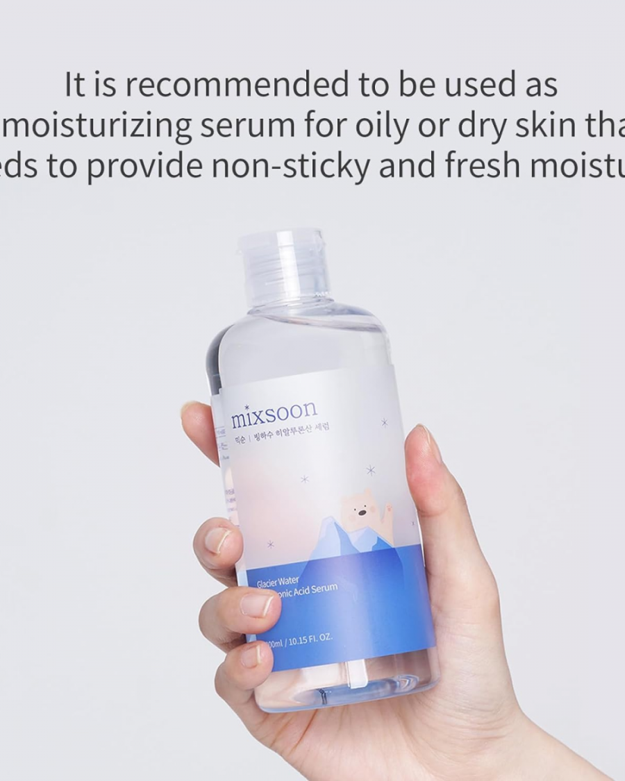 Mixsoon Glacier Water Hyaluronic Acid Serum - 300ml