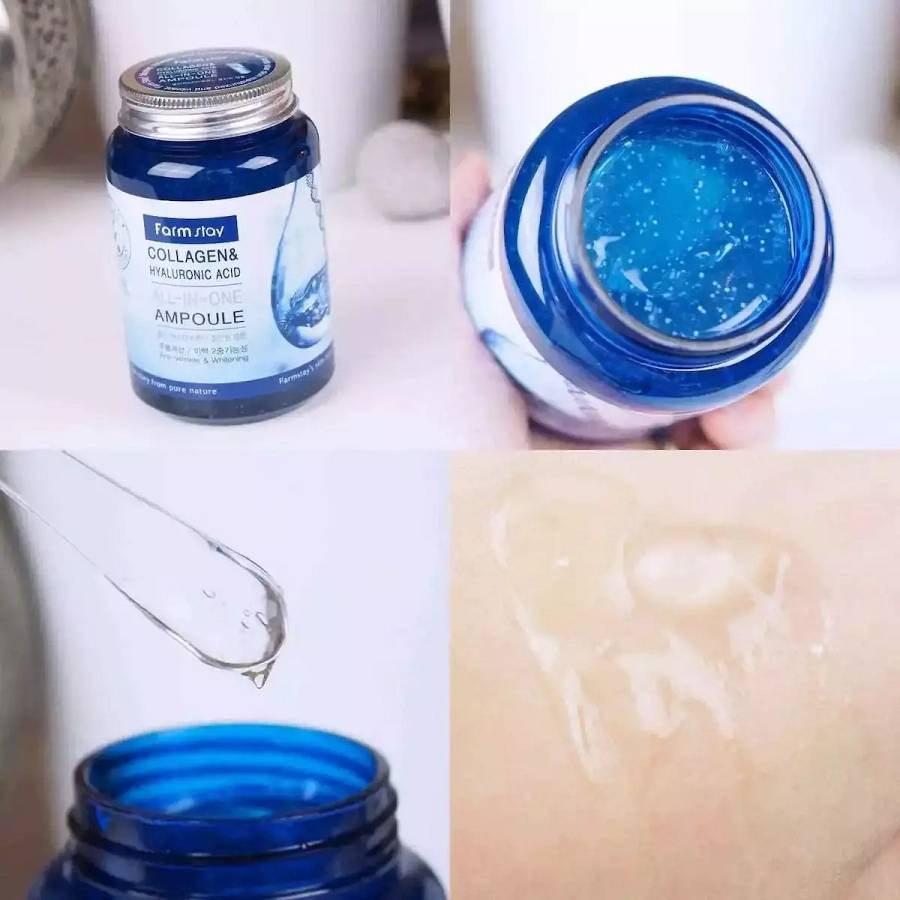 Farm Stay Collagen & Hyaluronic Acid Serum Προσώπου με Κολλαγόνο 250ml