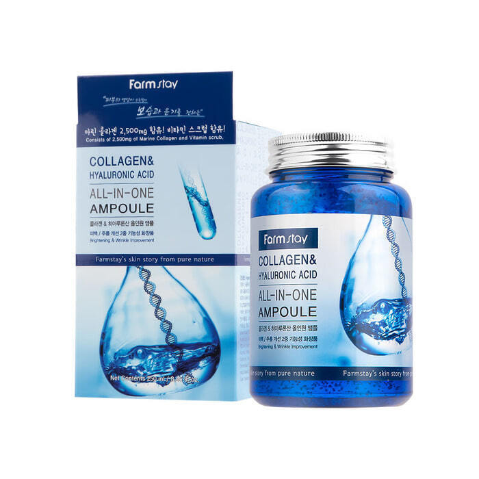 Farm Stay Collagen & Hyaluronic Acid Serum Προσώπου με Κολλαγόνο 250ml