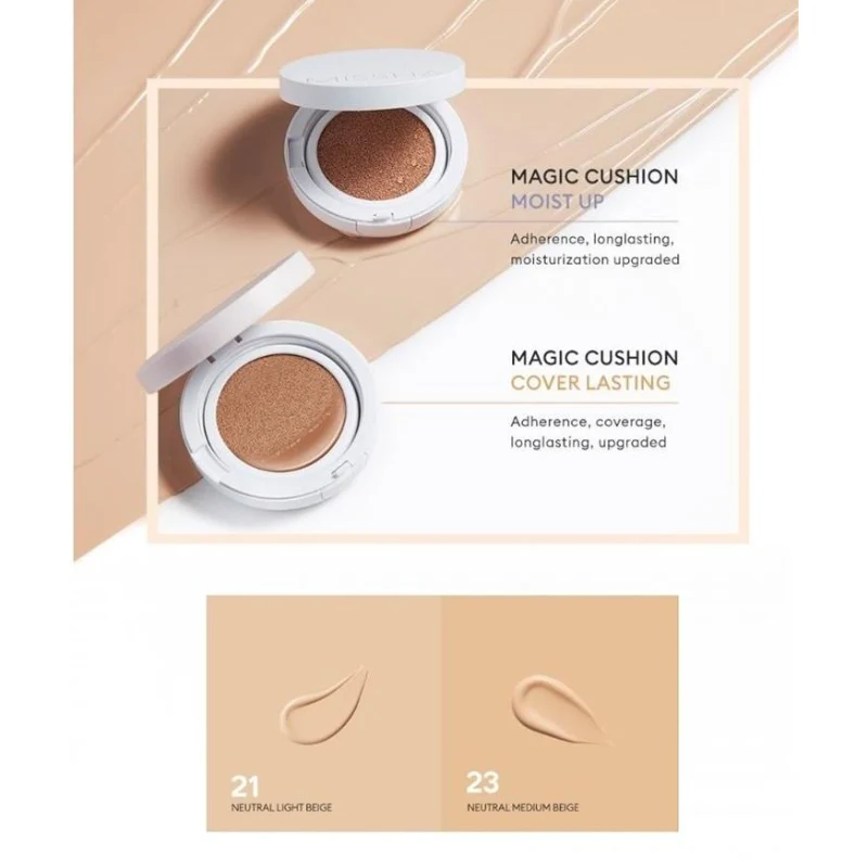 Missha magic Cushion Moist Up SPF50+ PA+++ 15g #21 Light Beige