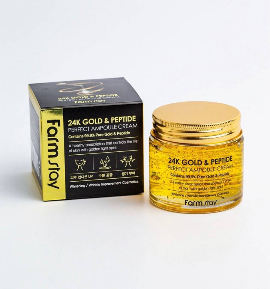 Farm Stay 24K Gold & Peptide Perfect Ampoule Cream 80ml