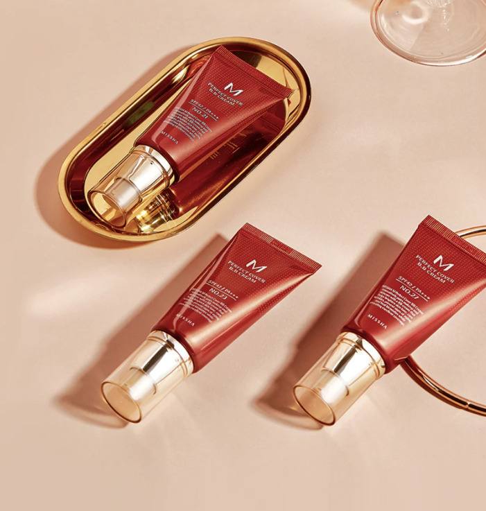 Missha M Perfect Cover PA+++ BB 27 Honey Beige Ενυδατική Κρέμα Προσώπου Ημέρας με SPF42 με Υαλουρονικό Οξύ & Ceramides 50ml