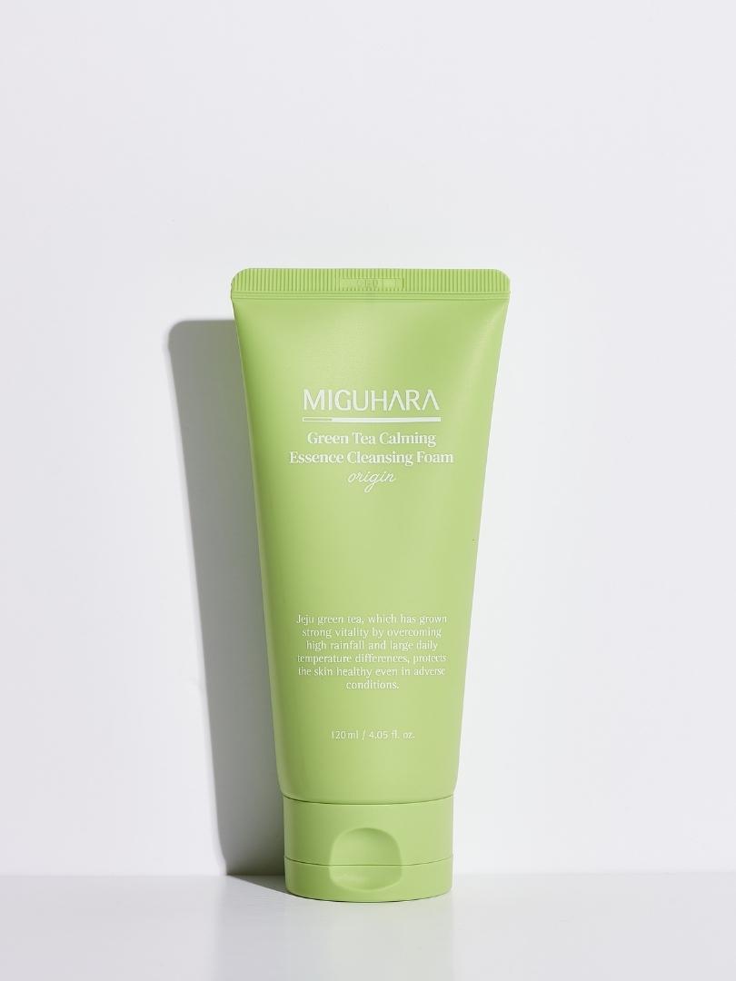 Miguhara Green Tea Calming Essence Cleansing Foam Origin – Αφρός καθαρισμού με πράσινο τσάι - 120 ml